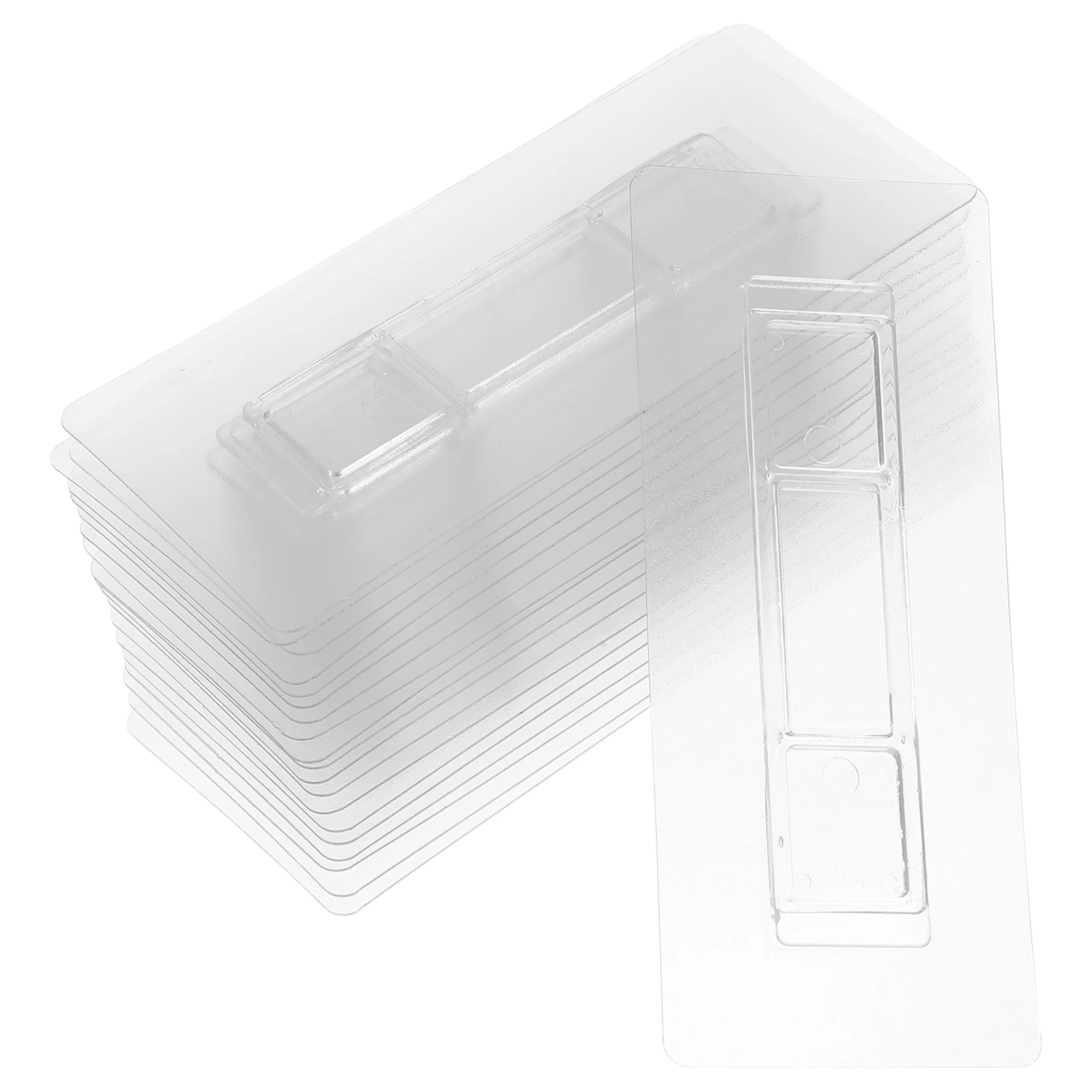 

20pcs Clear Sticky Hooks Adhesive Wall Hangers 14x6cm Reusable Strong Shower Rack Hooks Hanging Shelf Stickers Mini Towel Long