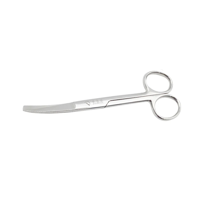 High Quality Stainless Steel Surgical Scissors  Nurse Circular Medical Nursing Scissors 14cm Straight Bend