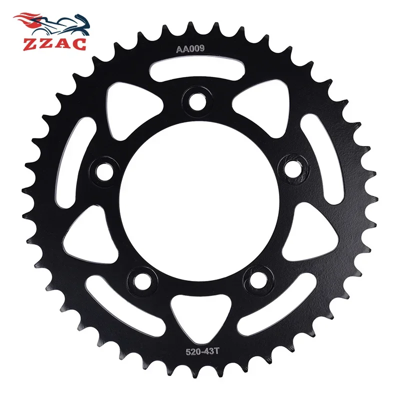 

520 39T 43T 46T 20CrMnTi Motorcycle Rear Sprocket Sprocket For DUCATI 1100 Scrambler 959 Panigale 797 821 Monster 800 Scrambler