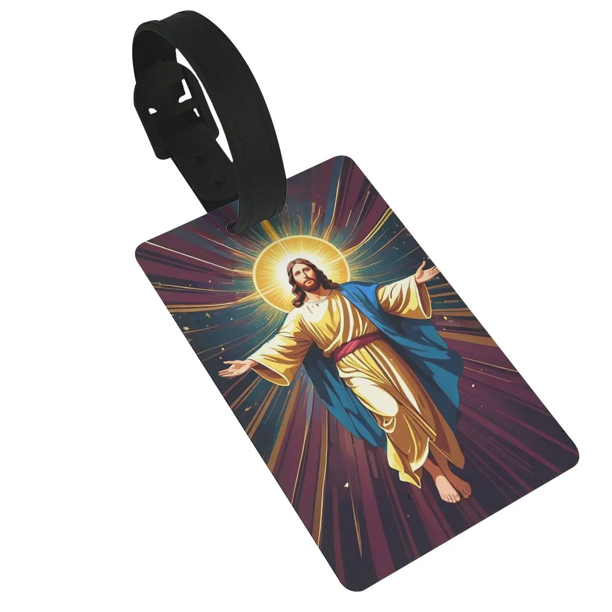 Catholicism Saints Jesus Mary Luggage Tags Suitcase Accessories Travel Baggage Boarding Tag Portable Label Holder Name Address