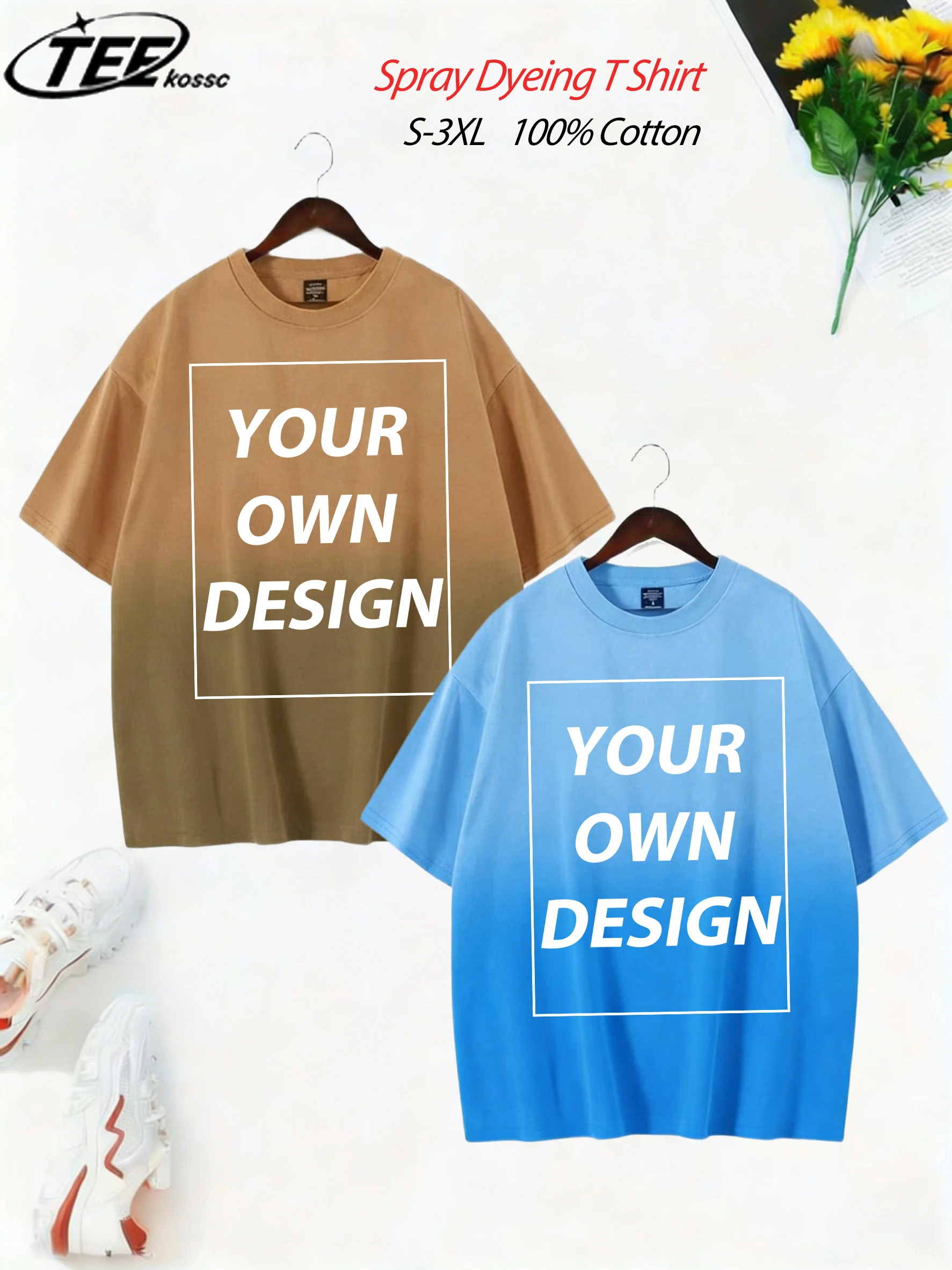 

Женские летние футболки с логотипом по индивидуальному заказу, хлопковые дышащие футболки с короткими рукавами для пляжного отдыха, модная футболка, повседневный свободный топ