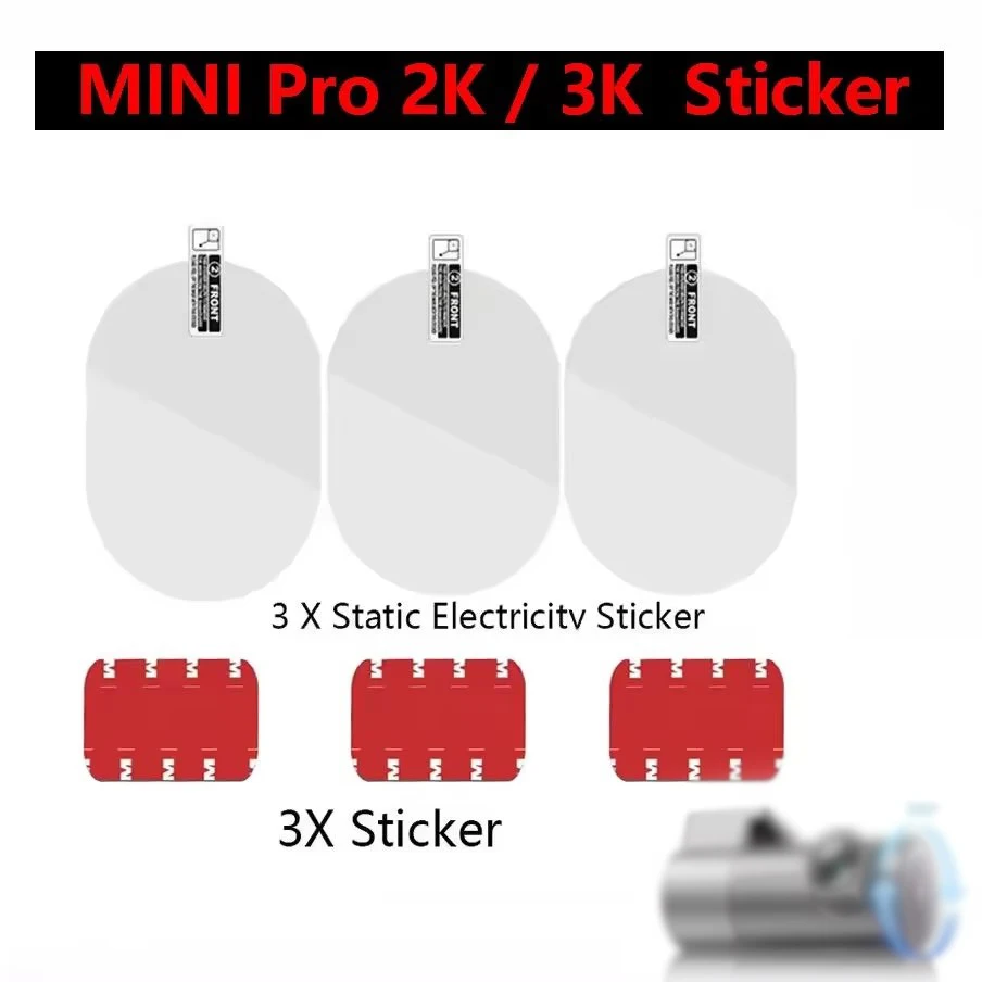 Electricity Sticker for DDPAI MINI Pro 2K Sticker for MINI Pro 3K Dash Cam Electricity Sticker 3pcs