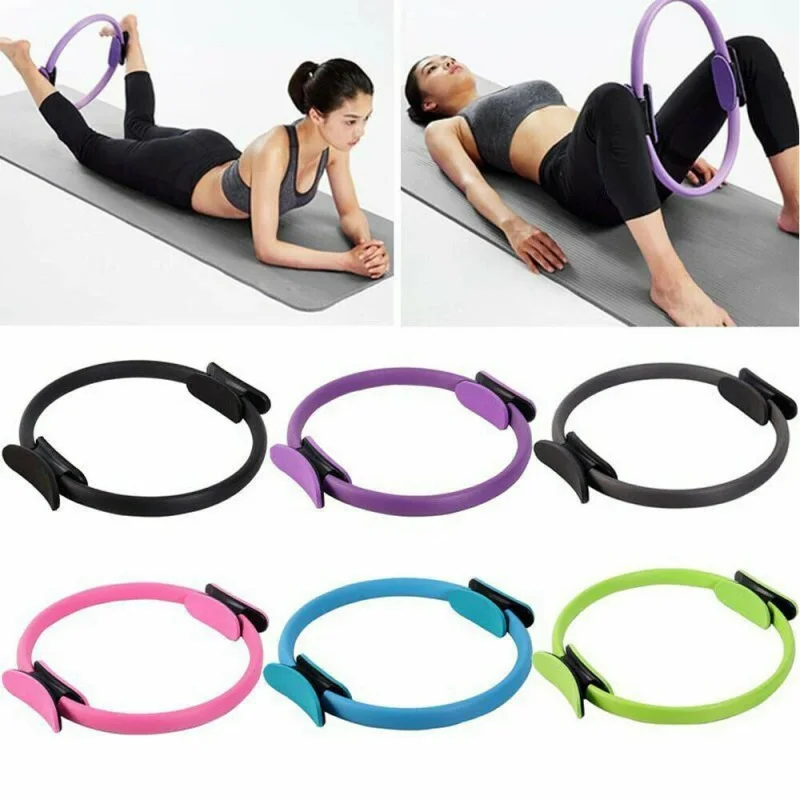 

Yoga Pilates Roller Magic Cycle Postpartum Repair Pelvic Floor Muscle Trainer Leg-Supporting Women Shaping Elastic Fitness Ring