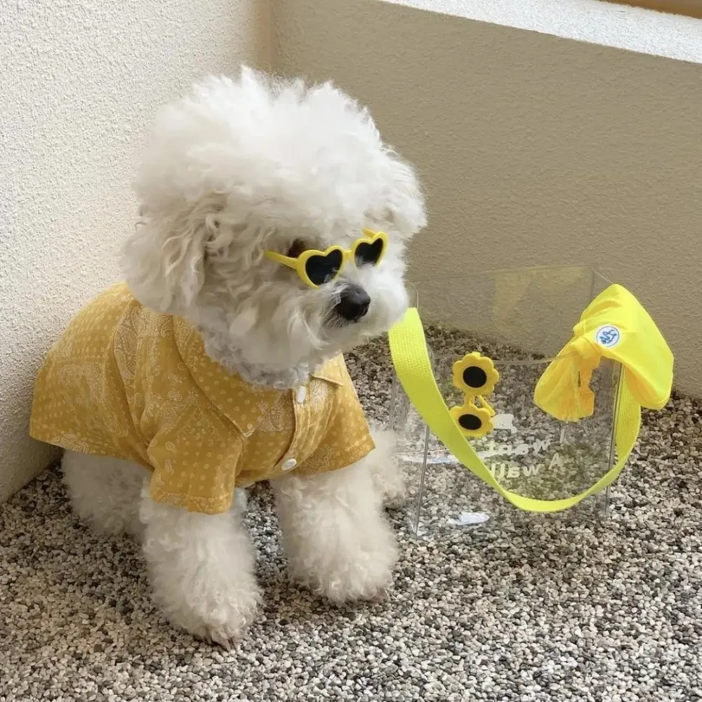 Love Pet Glasses Dog Cat Creative Fashion Sunglasses Sunglasses with Jewelry Cat Dog Love Glasses Pet Beauty Decoration Supplies image 3
