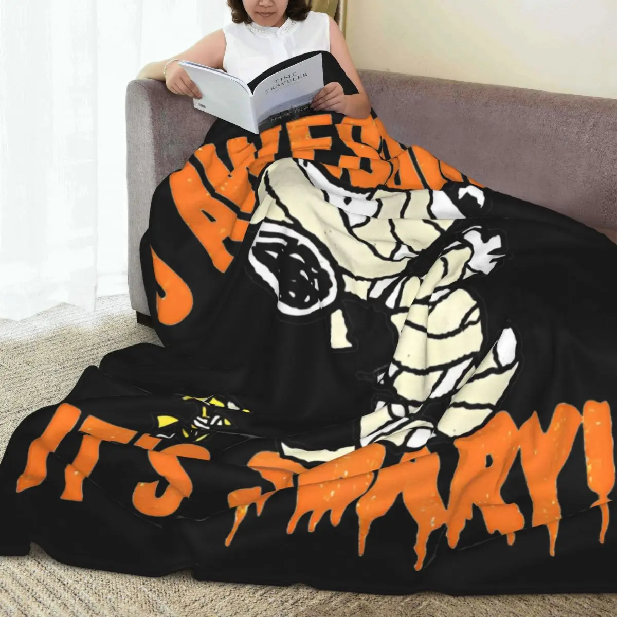 Snoopy Peanuts Blanket Quality Warm Throw Blanket Winter Decorative Outdoor Novelty Bedspread