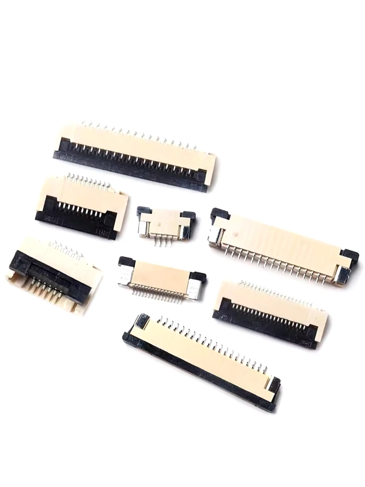 5 sztuk punktu kontaktowego typu/FCC/złącze FPC z rozstawem 0.5mm/1.0mm, gniazdo przewodu łącząca 4P/6/8/10/12/14/16/20/24/30 ~ 40P