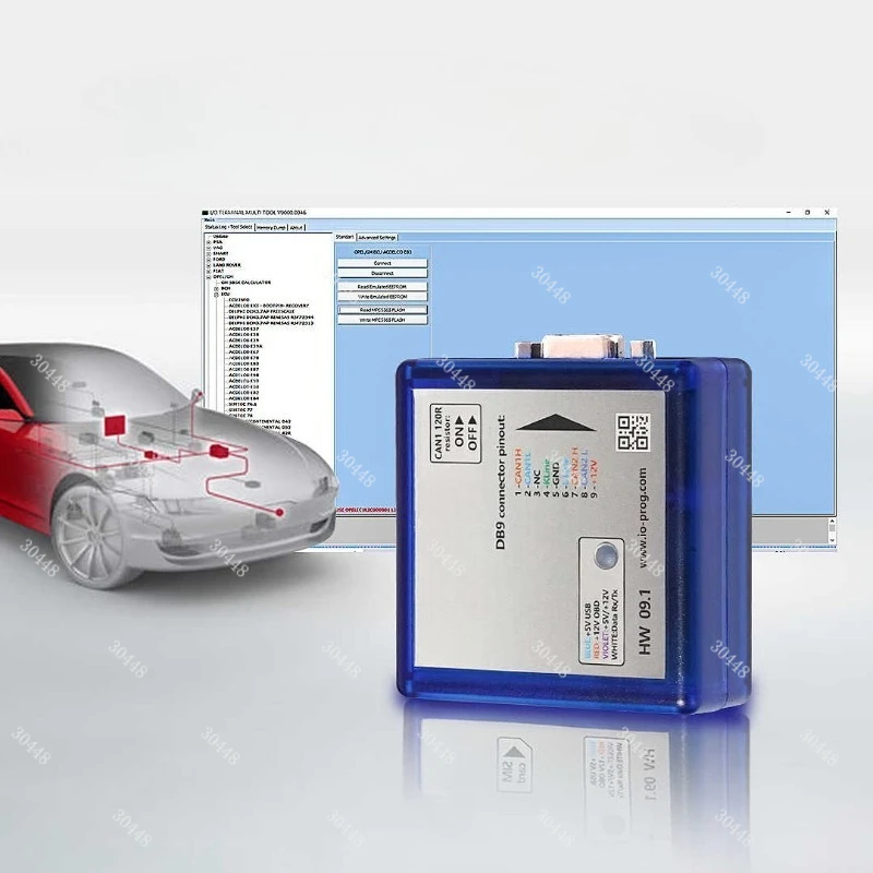 IO-PROG I/O Terminal Universal ECU Programmer for GM E37 E38 E39 E67 E78 Series