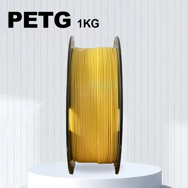 3D Printer Filament PETG 1KG  Kilogram Neatly Arranged in a Row Super-Strong Impact Wiring Material Is Biodegradable, Non-Stick,