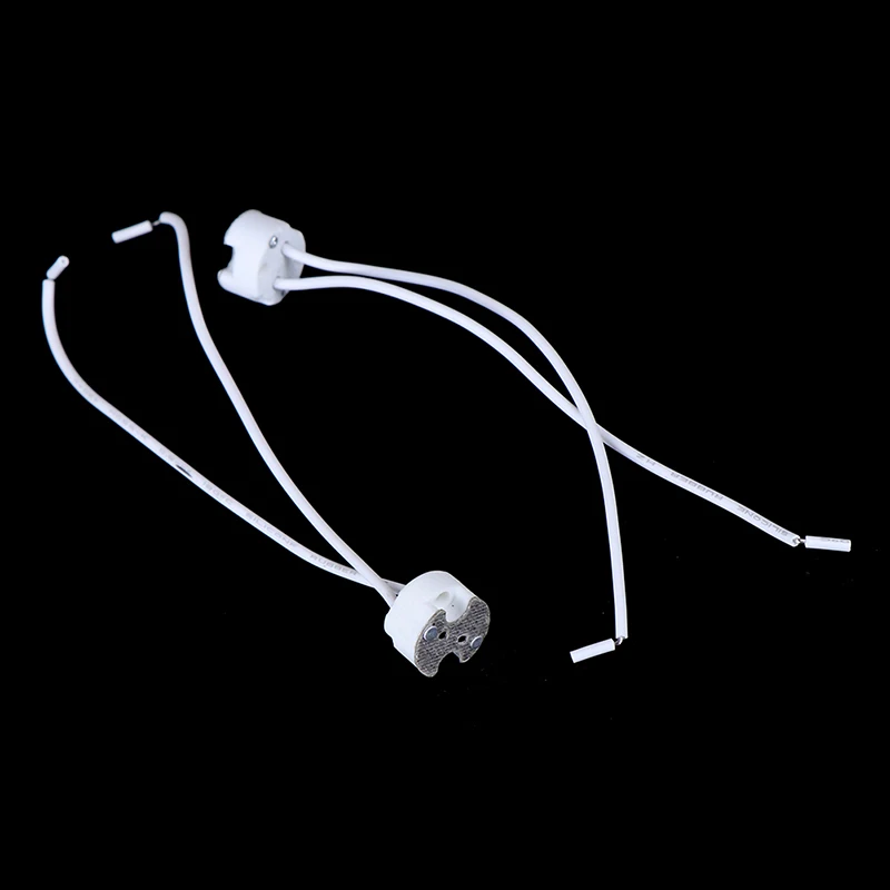 1/5/10pcs MR16 GU5.3 presa di base connettore del cavo lampada a led supporto in ceramica
