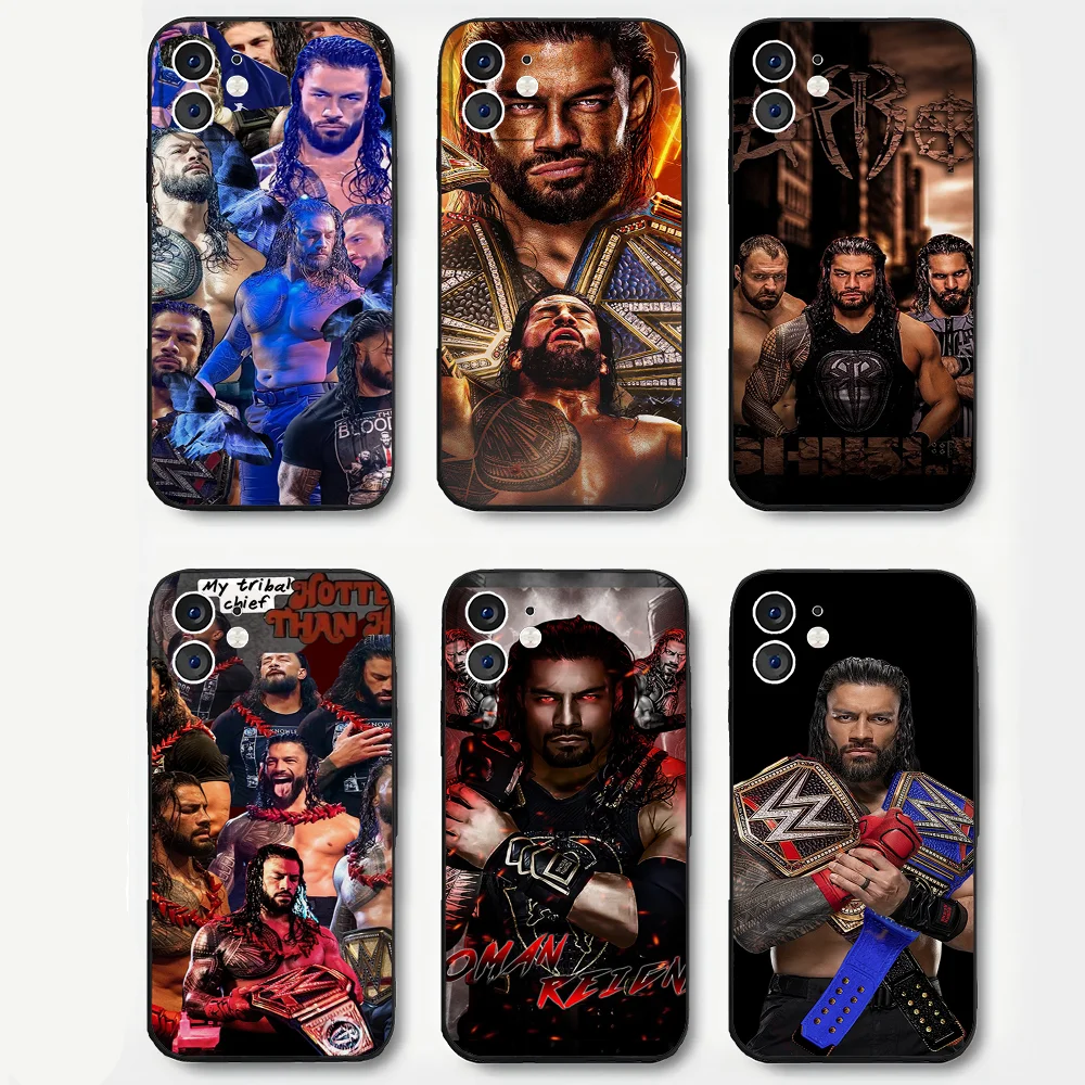 Funda de teléfono Roman R-Reigns de silicona suave para IPhone 16 15 14 13 12 11 Plus Pro Max Plus