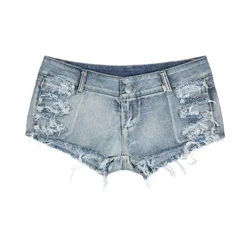 Short en jean taille basse, sexy, nouvelle collection été