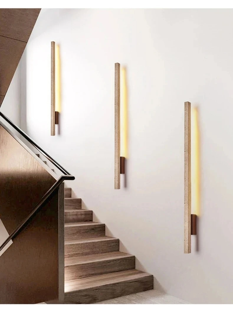 Minimalist Long Strip Wall Lamp Living Room Background Wall Lines Modern Style Bedroom Headboard Antique Style Staircase Lights