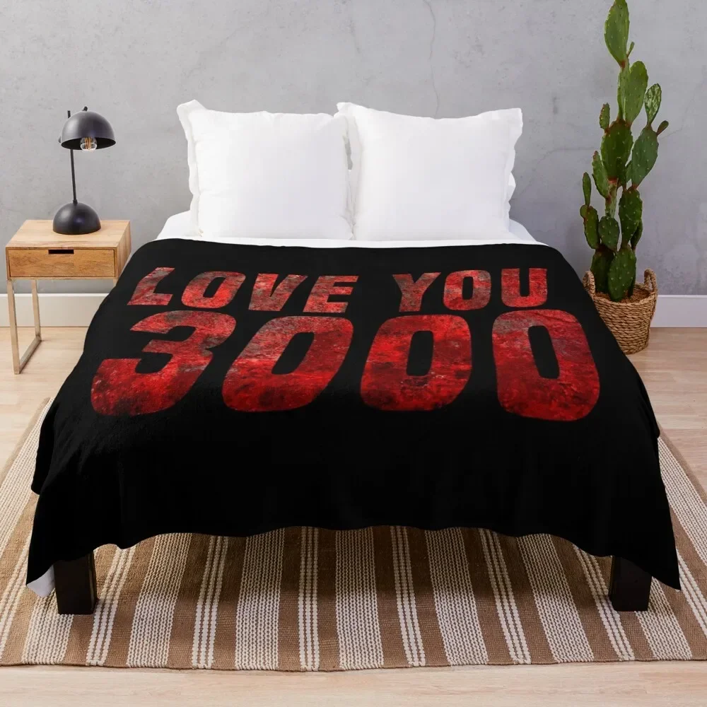 Love You 3000 Throw Blanket Cute for babies Softest Blankets