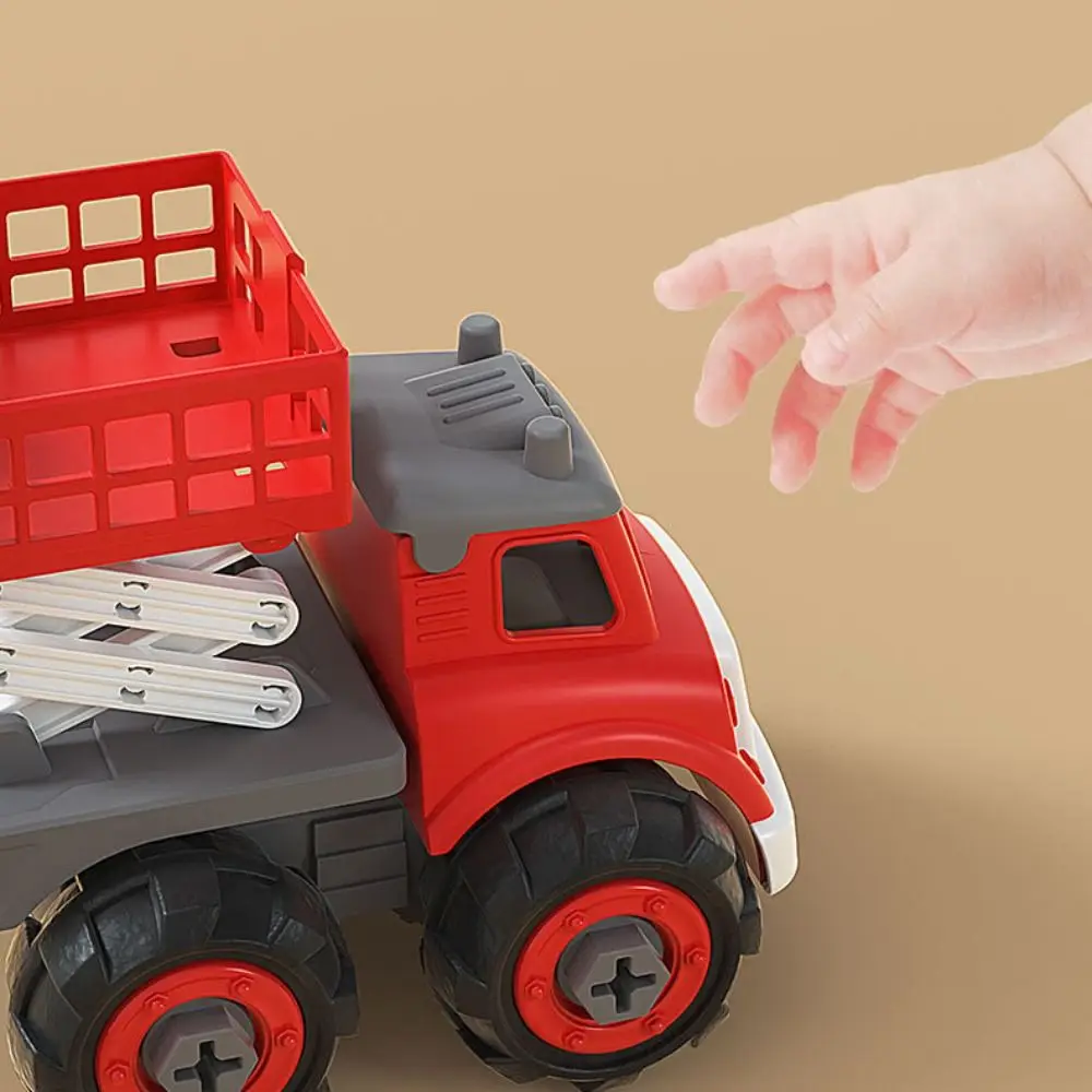 البلاستيك محاكاة DIY اللعب نموذج سيارة تفكيك المسمار تحديد التفكيك الجمعية سيارات لعب لغز المهارات اليدوية