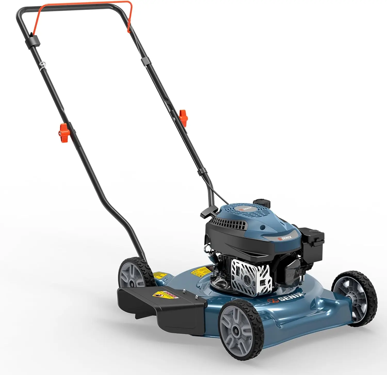 

20-Inch Gas Lawn Mower with 144cc Engine, 3-Height Adjustment for Yard and Garden