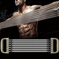 Spring Chest Expander Arm Muscle Exerciser Puller with 7 Metal Spring for Home Gym
