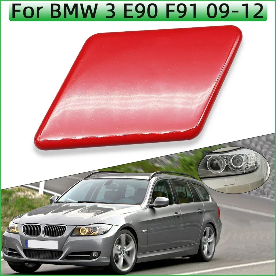 

For BMW 320 323 325 328 330 335 E90 LCI 2009 2010 2011 2012 #61677211209 Headlight Washer Nozzle Cover HeadLamp Water Spray Lid