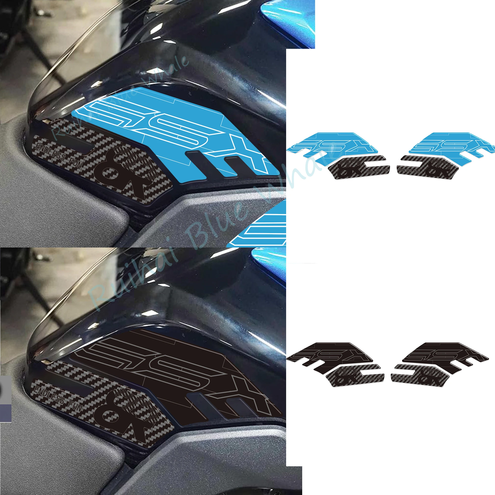 

Аксессуары для мотоциклов, 3D-защита для Suzuki 2024 2025, наборы наклеек GSX-8R GSX 8R GSX8R, наклейки на мотоцикл