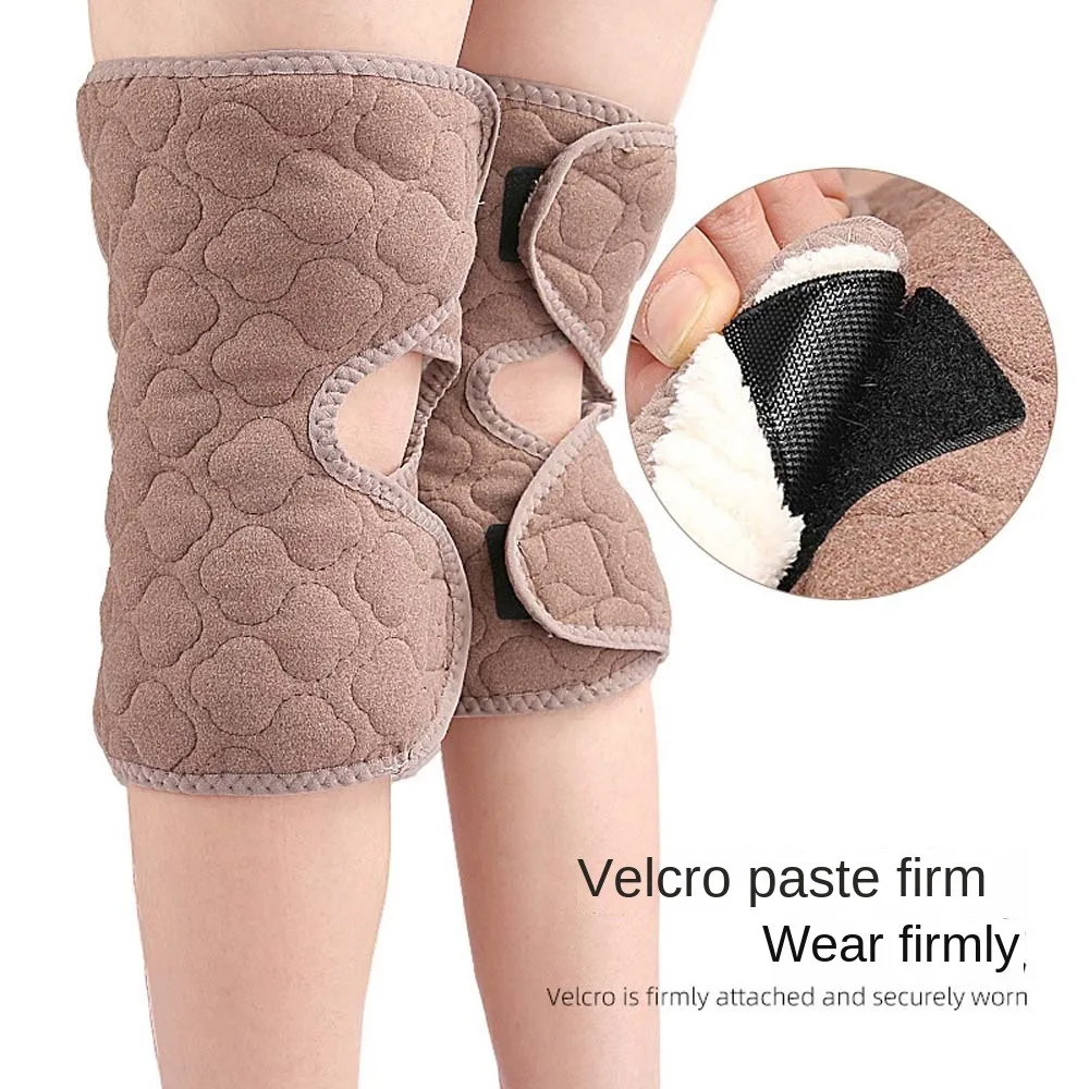 

Old Cold Legs Warm Knee Pads Injury Recovery Thickened Fur Compression Knee Pad Imitation Wool Sport Accessories