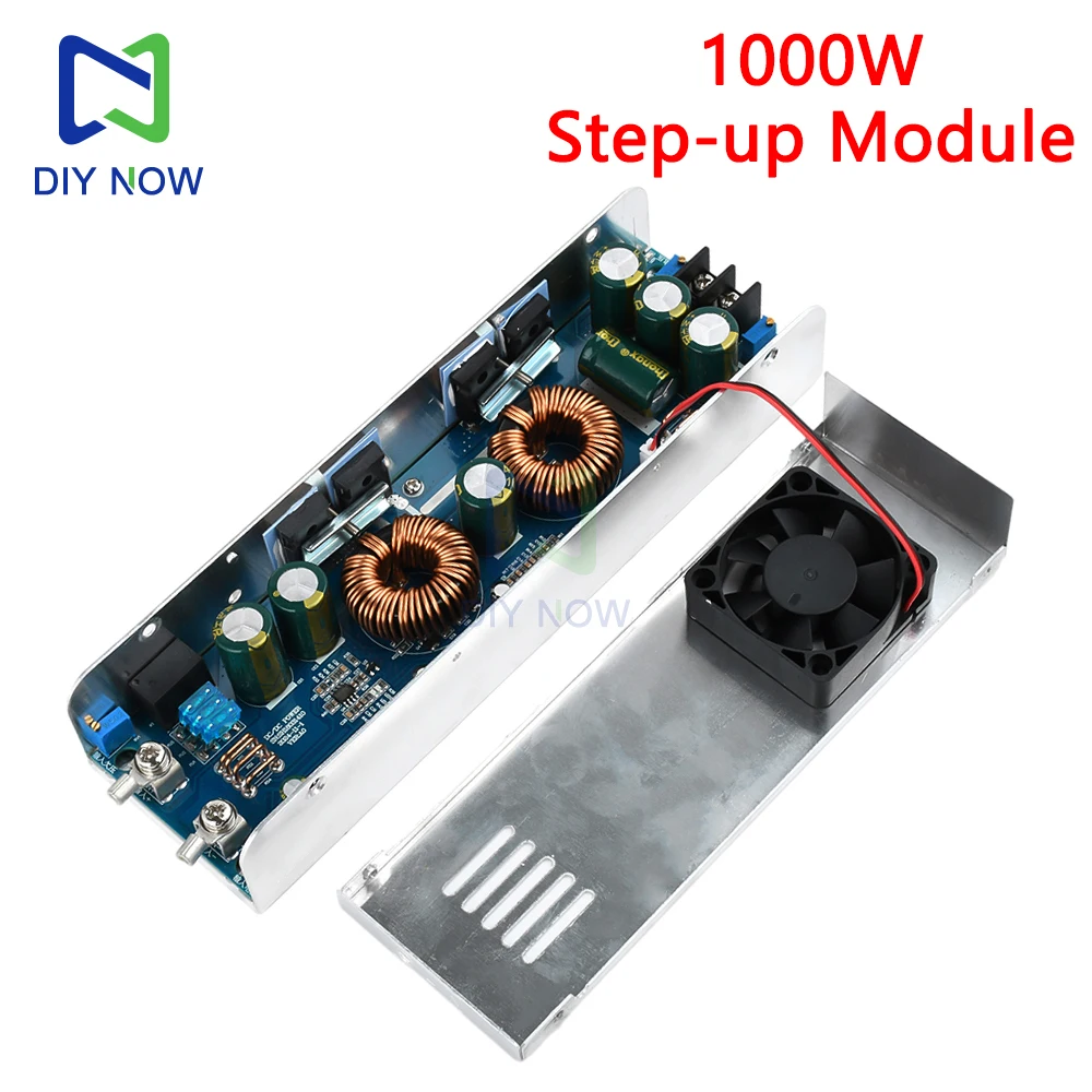 DC-DC Boost Module Full Power 1000W DC Boost Constant Voltage Constant Current Adjustable Power Module 12-75V to 12-85V