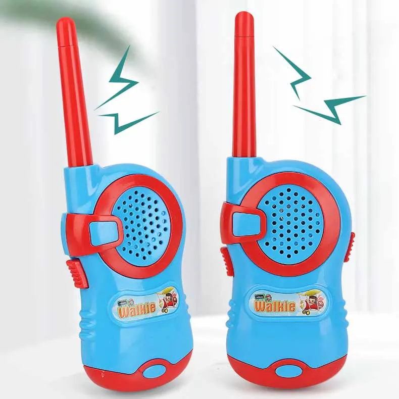 Bambini Outdoor Indoor Cartoon Cute Plastic Walkie-talkie Toys Kids Fun Play House Wireless Call giocattoli di interazione genitore-figlio