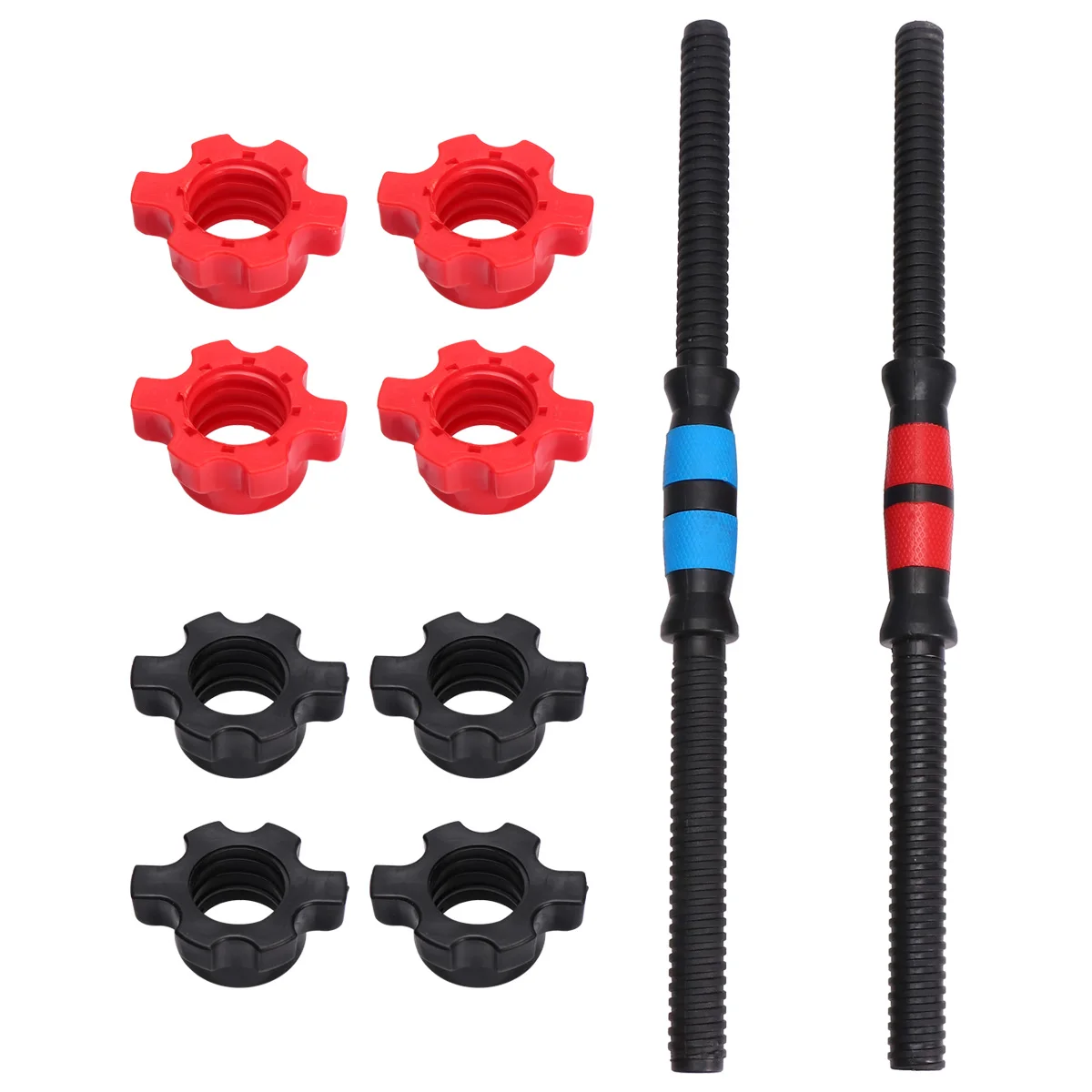 

1pc Dumbbell Bar Set Fitness Equipment Barbell Connector Connecting Thread Rod Replacement for Weightlifting Non-Slip Strength