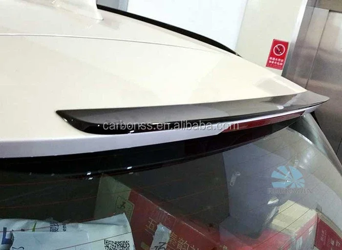 Car real carbon fiber style rear spoiler roof spoiler for BMW F15 X5 2014 UP