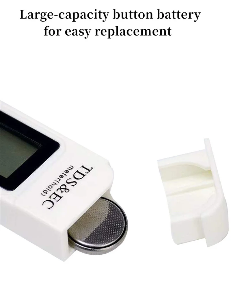 Professioneller 3-in-1 Tester Wassermessgerät TDS EC Temperaturmessgerät Digitaler LCD-Wassertester Stift Reinheitsfilter Wasserqualität – Detail 11