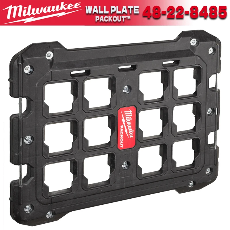 

Milwaukee PACKOUT™ Mounting Plate Durable Impact Resistance Polymer Load Bearing Storage Spare Parts MILWAUKEE Tools 48-22-8485