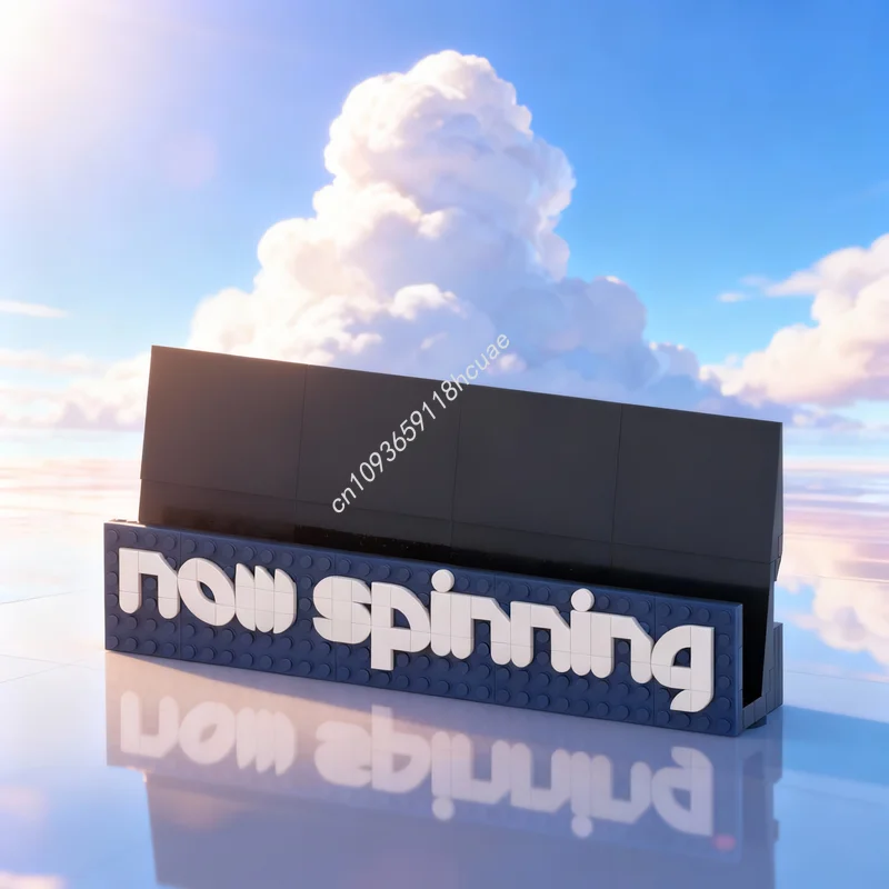 145 elementów MOC Stojak Ekspozycyjny z Winylu Klocki Modelarskie Architektura DIY Kreatywne Prezenty Świąteczne Zabawki Edukacyjne Klocki