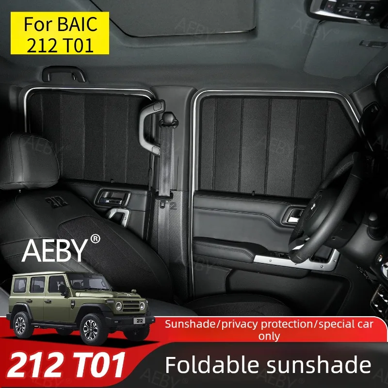 

For BAIC 212 T01 2024-2025 Customized car window sunshade set foldable,windshield sunshade,Folding model,exterior accessories