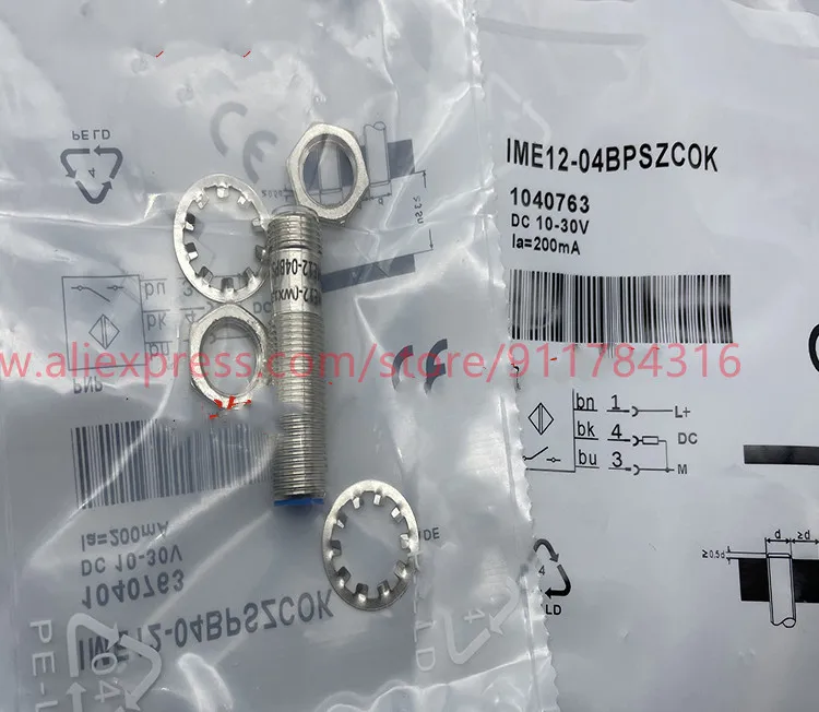 3pcs New High quality cylindrical proximity switch IME12-04BPSZCOK IME12-04BNSZCOK