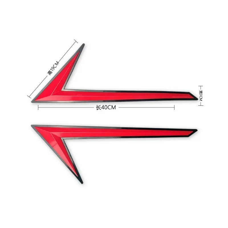 A Pair Car Exterior Modification Decorative Strip 3d Stereoscopic Adhesive Strip Anti-Collision Strip New Sealing Rubber Bumper