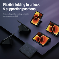 Nillkin For Xiaomi Mi Pad 8 Pro Case Bumper Flip Leather Pro Camera Slide Multi-angle Folding Protect Case for Xiaomi Pad 8