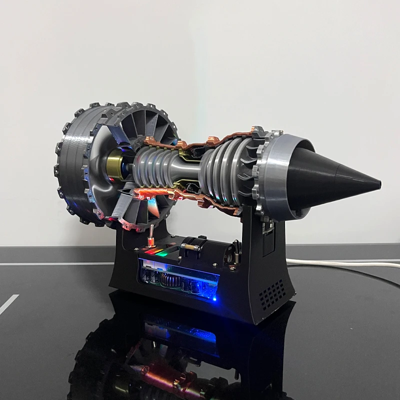 

Exquisite 3D Printed Turbofan Engine Model Electric Brushless Motor Functional Toy