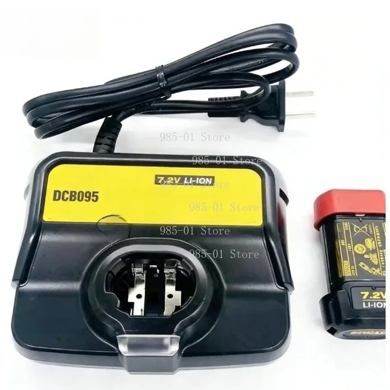 DCB080 7.2V Battery & DCB095 220V Charger, Compatible with DCF680 Equipment