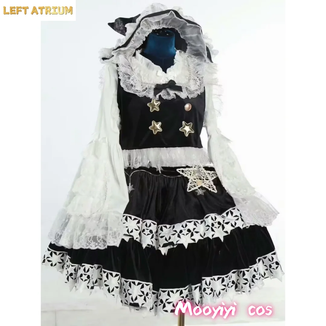 

Kirisame Marisa Cosplay costume Halloween Christmas Role Playing Party Comic Lolita Dress Touhou Project New Mooyiyi cos