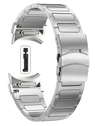 Titanium quick fit strap for Samsung galaxy watch 6 5 4 band classic 47mm 43mm 42 46mm Pro 45mm business bracelet for 6 40 44mm