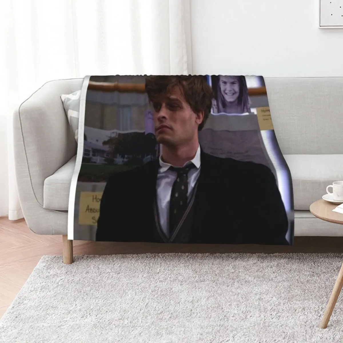 

Spencer Reid Throw Blanket Comforter Hair Decorative Sofas christmas gifts Blankets