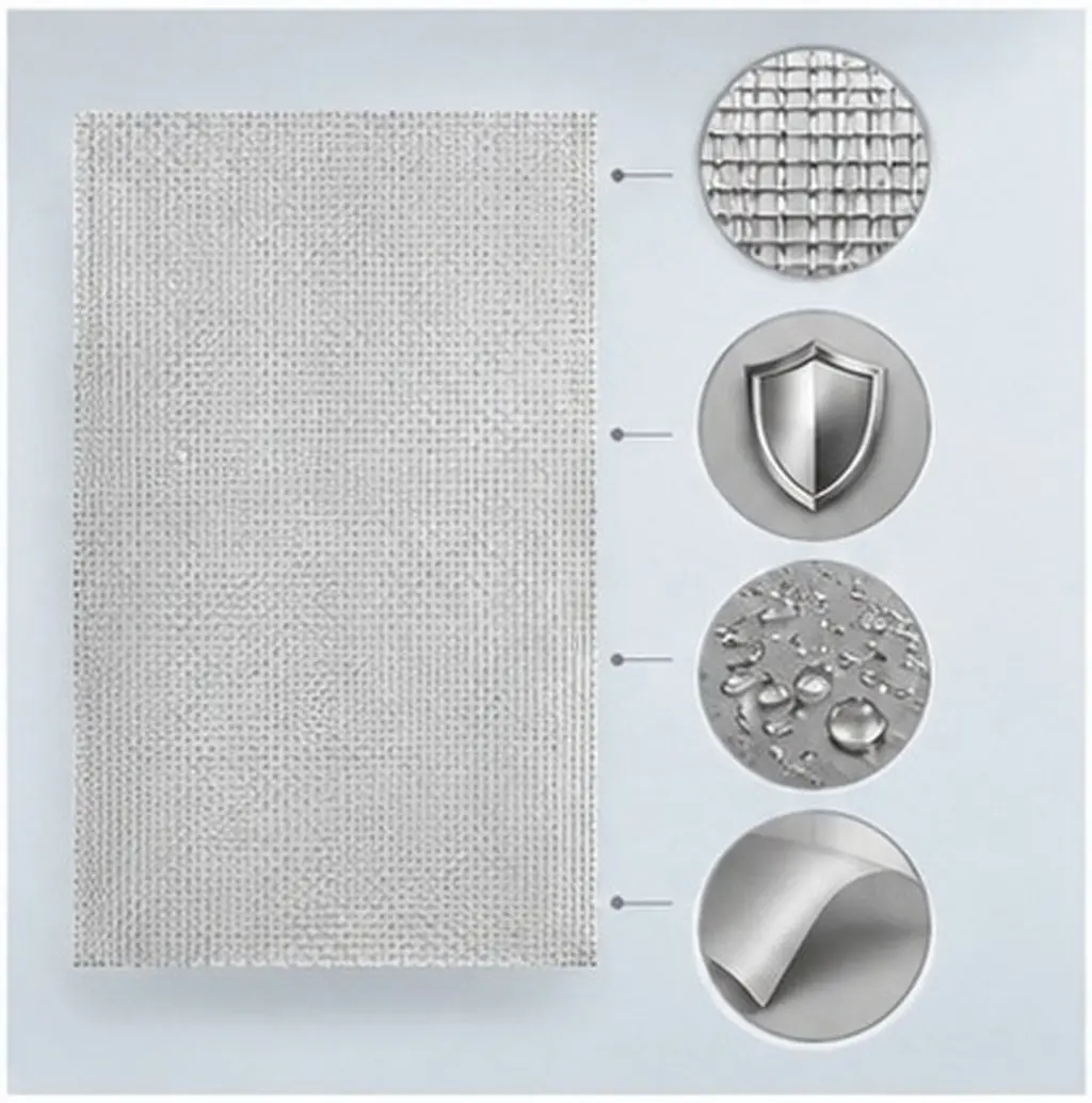 2Pcs Stainless Steel Mesh Screen No Rust Wonderful Workmanship Suitable Different Occasions Stainless Steel Wire Mesh