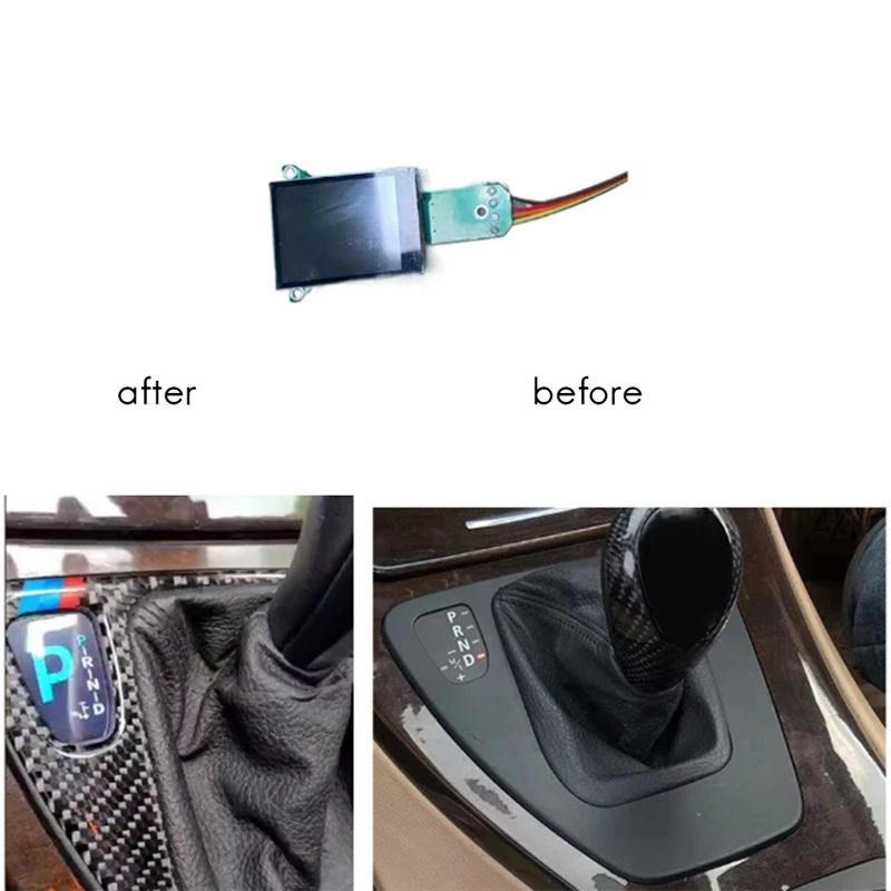 1 Piece Replacement Parts For Bmw E90 E91 E92 E93 Modified Electronic Shift Handball Lcd Gear Display Car Accessories