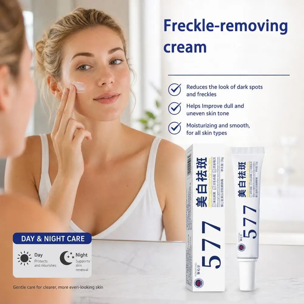 1/2Pcs 20g Whitening Freckle Cream Remove Dark Spot Cream Anti Freckle Aging Cream Fade Moisturizing Brighten Serum Skin Care