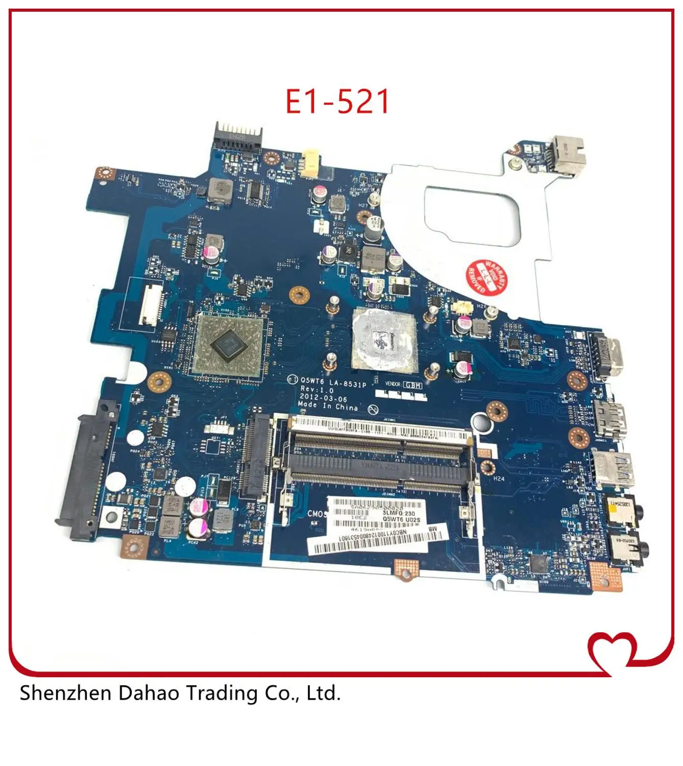 Motherboard For Acer Packard Bell E1-521 TE11BZ NBY1G11001 Q5WT6 LA-8531P Main board ddr3 full tested