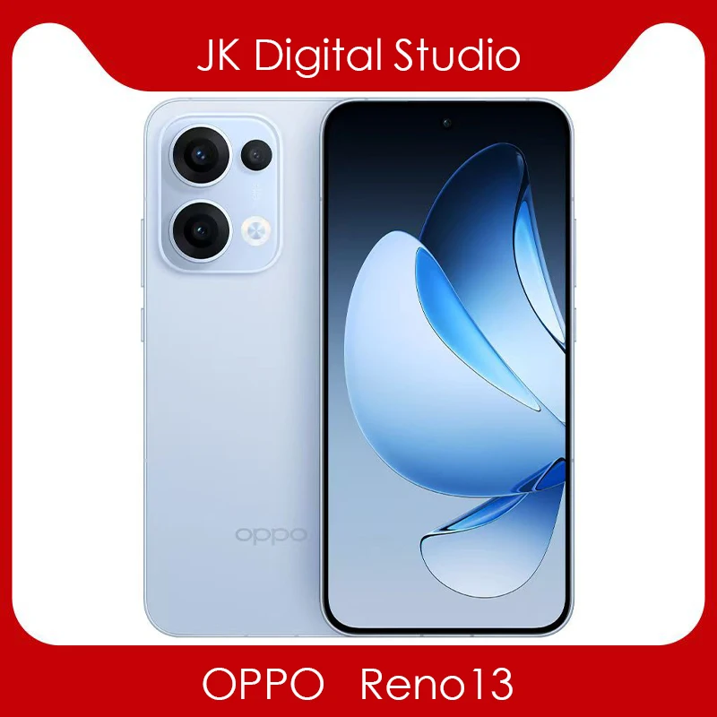 OPPO Reno13 Reno 13 5G Cell Phone 6.59inch AMOLED MTK Dimensity8350 80W Dash Charger 5600Mah IP69 NFC OTA 50MP Camera