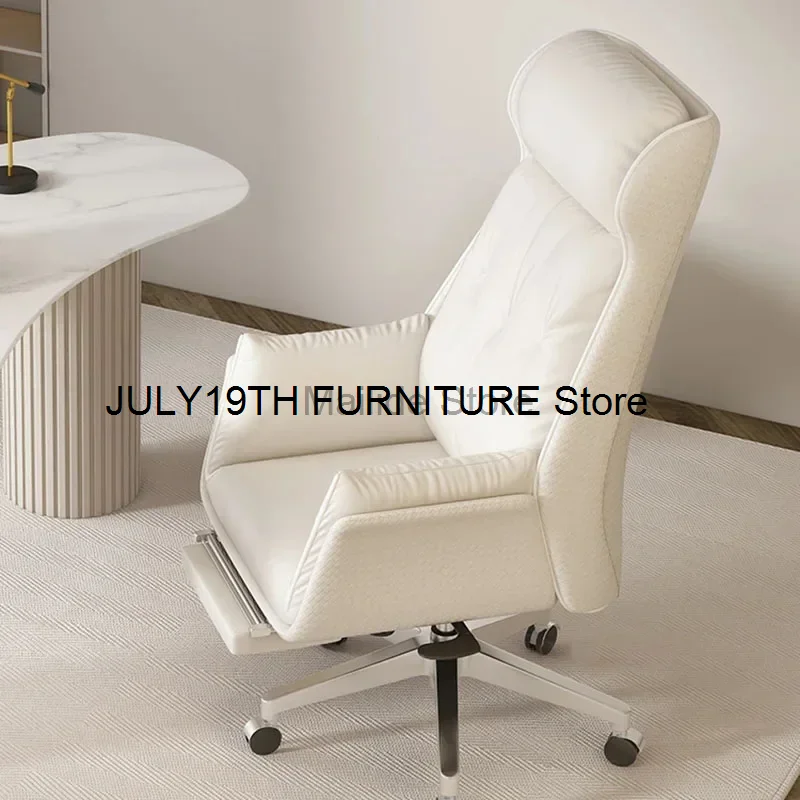 

Light Luxury Office Chairs Modern Office Furniture Boss Soft Backrest Computer Chair Conference Room Armchair Lift Swivel Chair