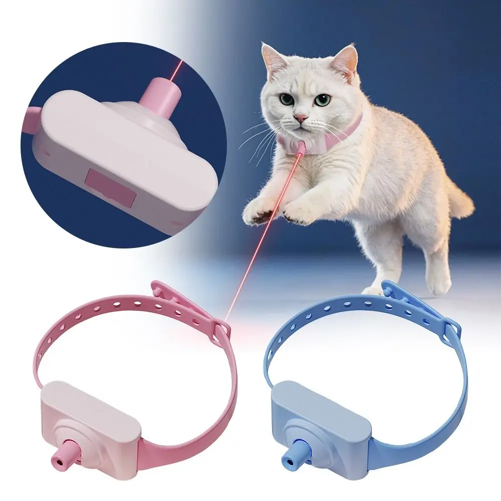 

New Automatic Cat Laser Toy Electric with LED Light Intelligent LED Necklaces Pet Supplies Led Cat Collar for Indoor Cats