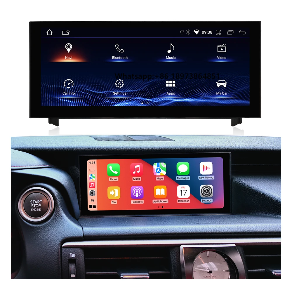

ZLH 10.25 Inch 8 Core Android 13 Car Auto Carplay Screen for Lexus Is 200 250 300 350 200T 300H 2011 - 2019 Radio BT 4G WIFI