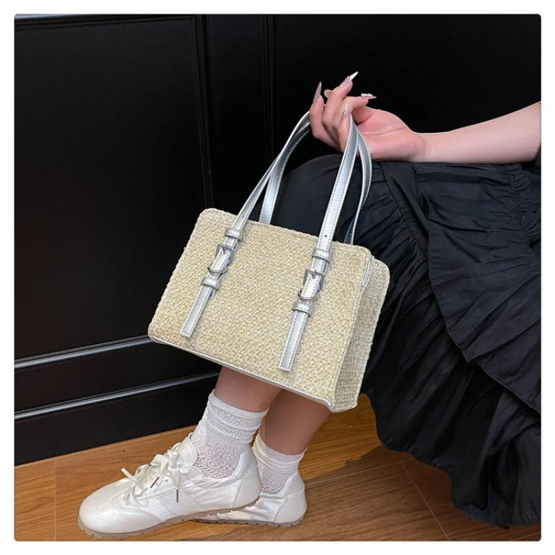 

Элегантная кожаная классическая дизайнерская сумка-мессенджер в парижском стиле, винтажная, повседневная, модная, для женщин, трендовый дизайн, сумка для подгузников