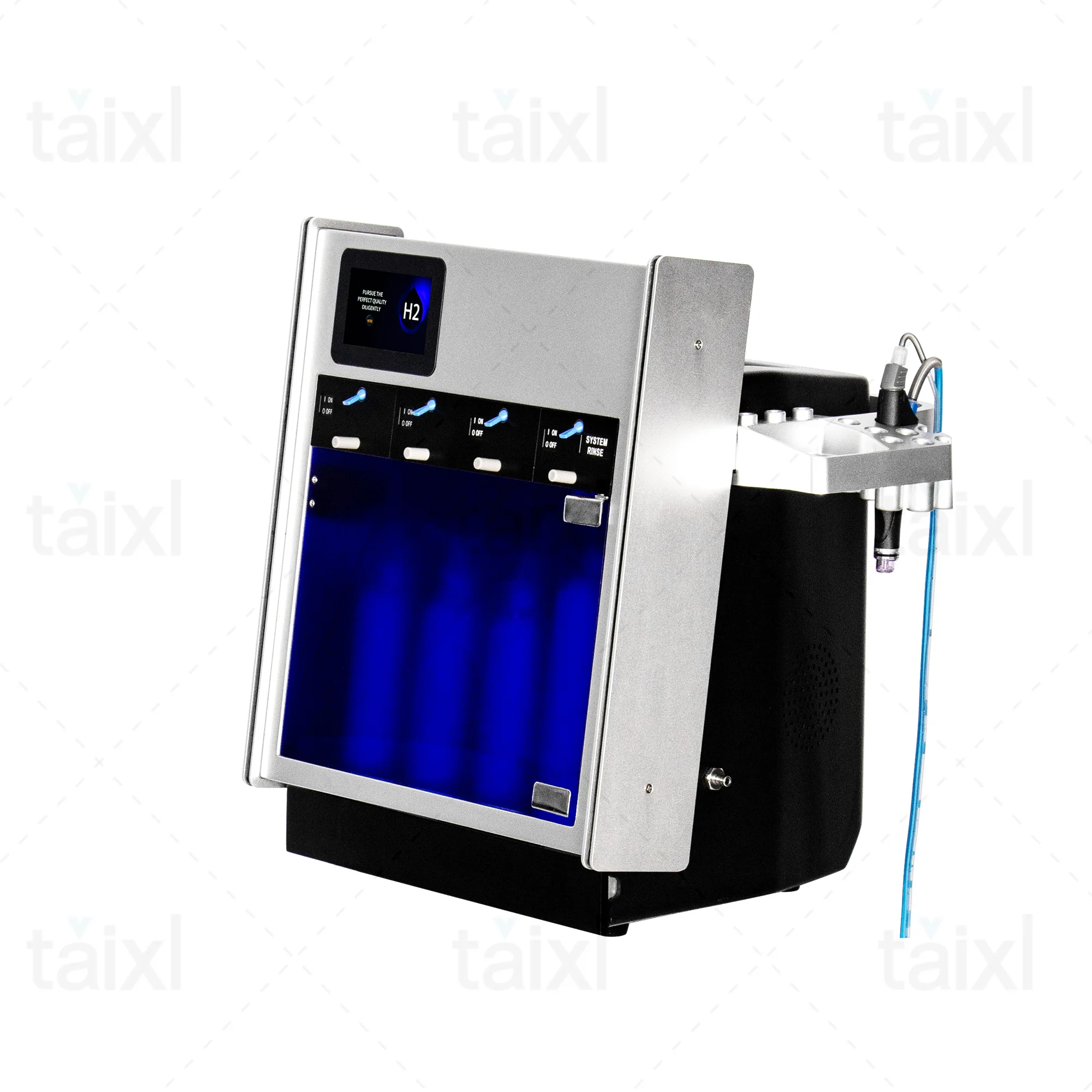 Máquina ultrassônica de cuidados com a pele facial, multifuncional, oxigênio, hidratante, remoção de cravo, limpeza para beleza facial
