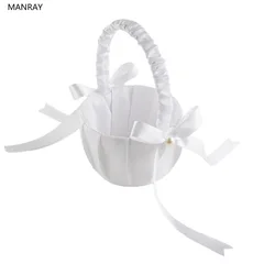 MANRAY-mir à Fleurs Blanc Pur Élégant avec Nministériels d Papillon, Décoration de ixde Mariage, pour Patients, Demoiselle d'Honneur, pour Enfants